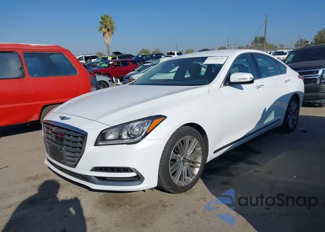 2018 Genesis G80 3.8 из США, поврежденный, VIN KMHGN4JE8JU262906
